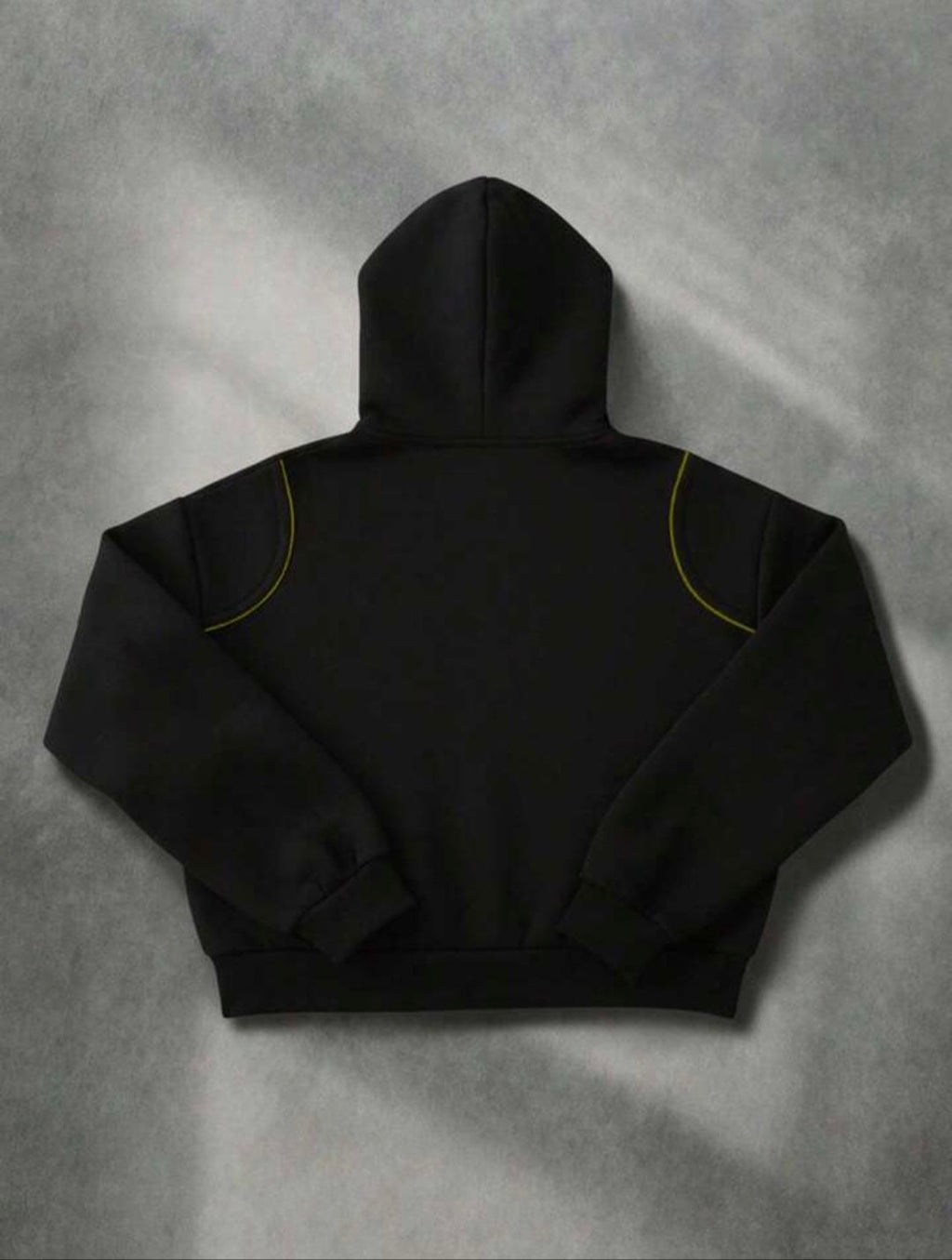 Luchao Zip-Hoodie Limited Edition Schwarz/Gelb – Unisex Streetwear