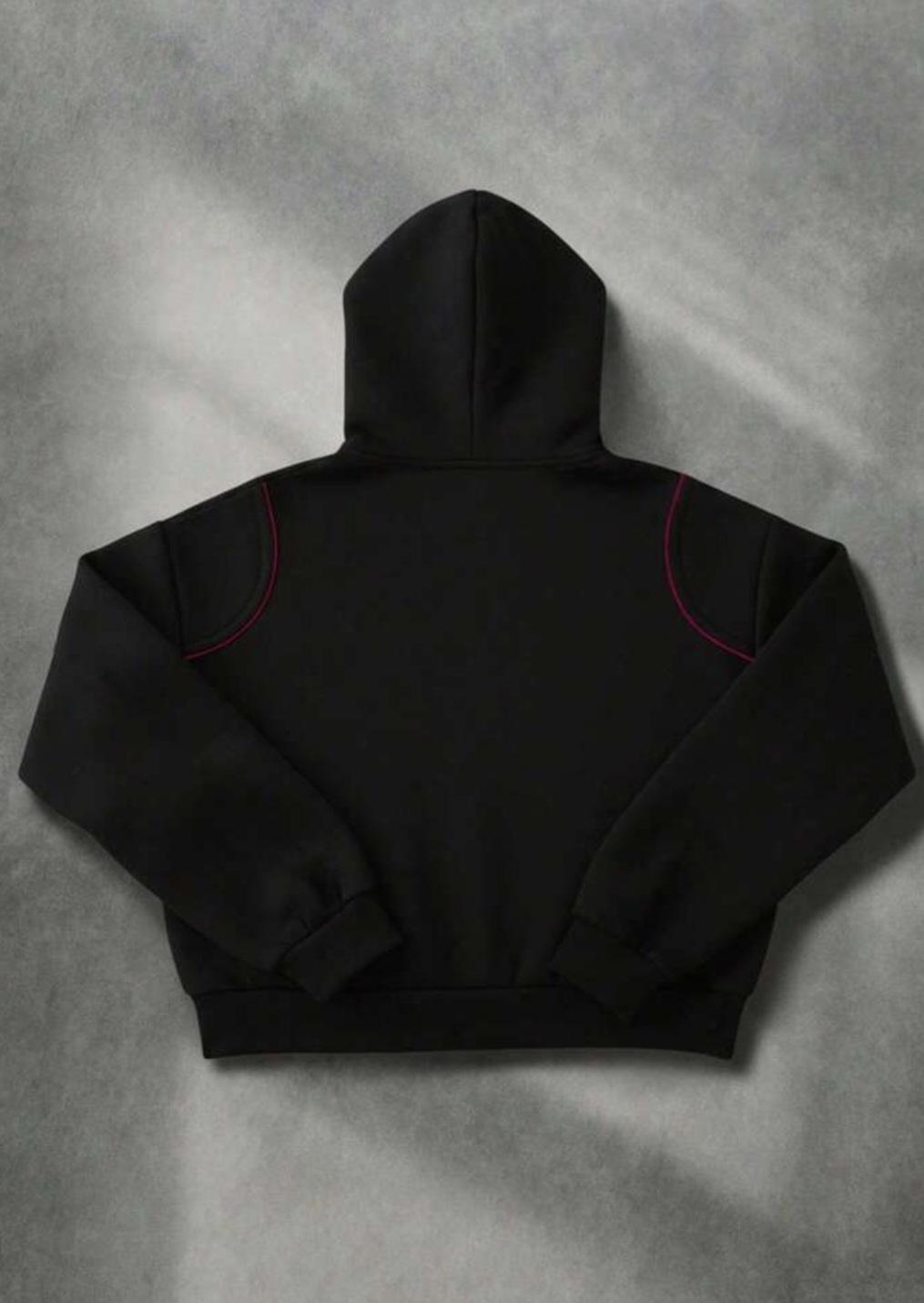 Luchao Zip-Hoodie Limited Edition Schwarz/Pink – Unisex Streetwear