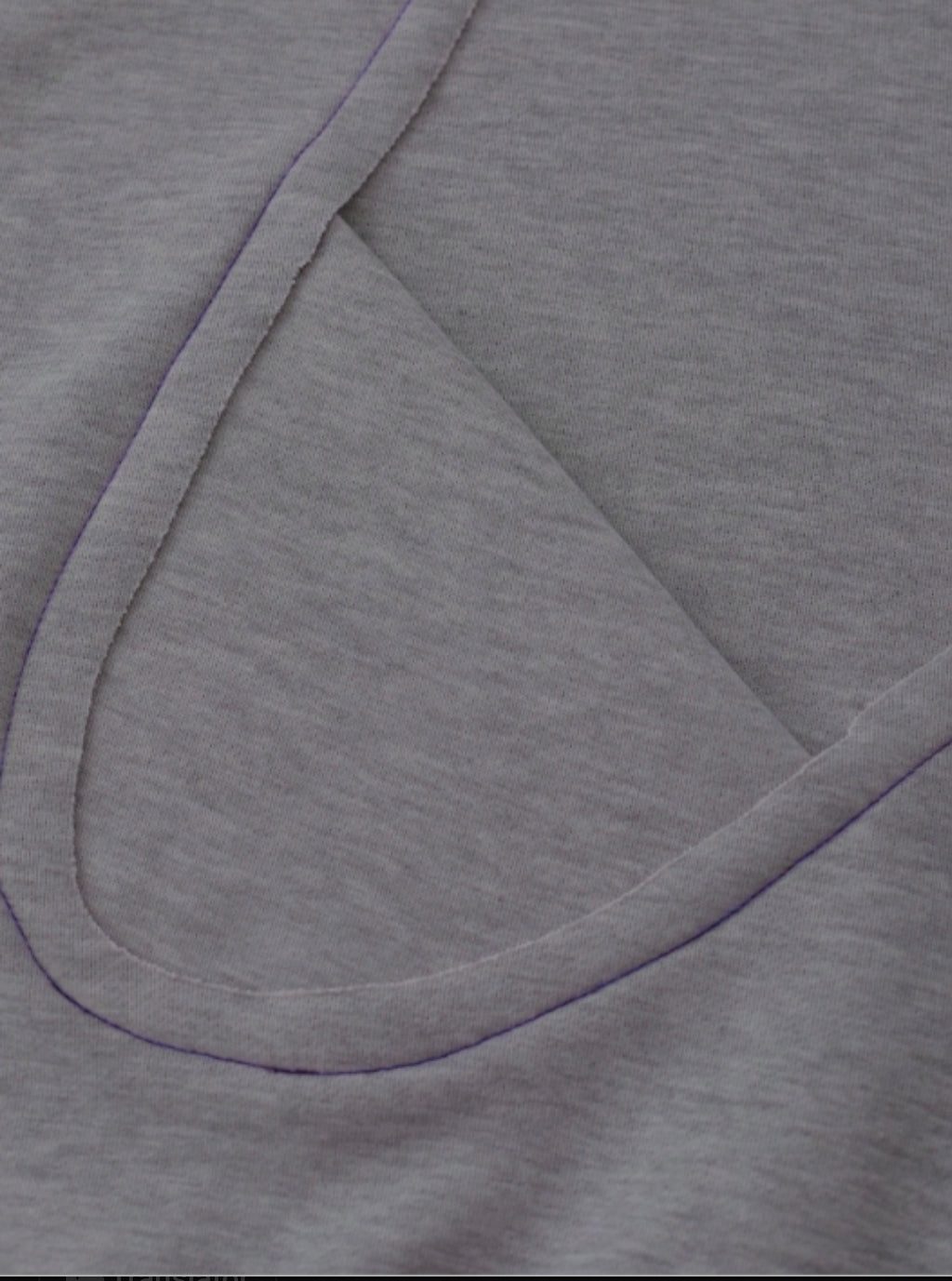 Luchao Zip-Hoodie Limited Edition Grau/Lila – Unisex Streetwear