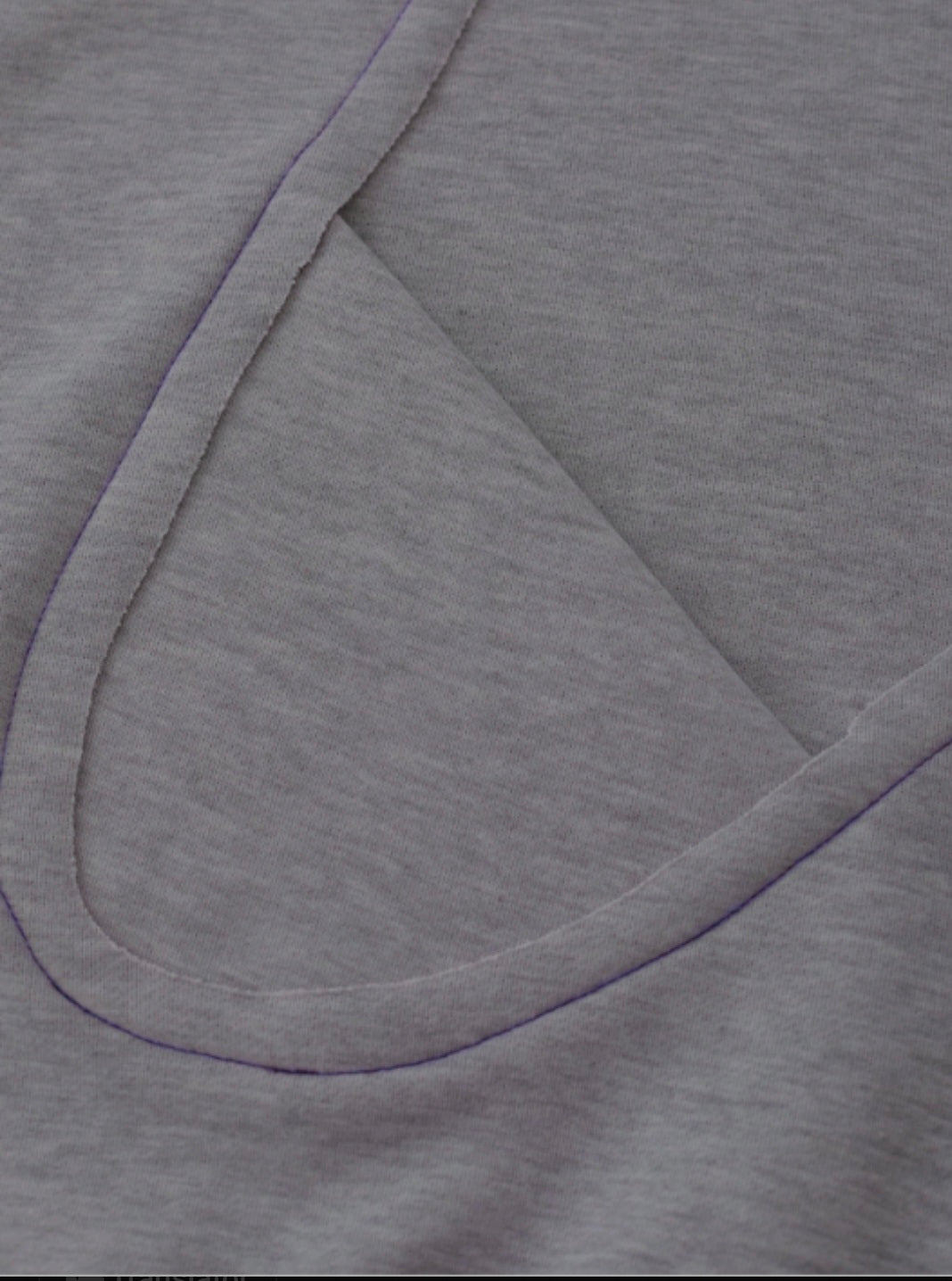 Luchao Zip-Hoodie Limited Edition Grau/Lila – Unisex Streetwear